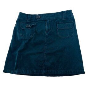 NET urban Denim Skirt size 6 Women's Y2k Cargo Pockets Mini